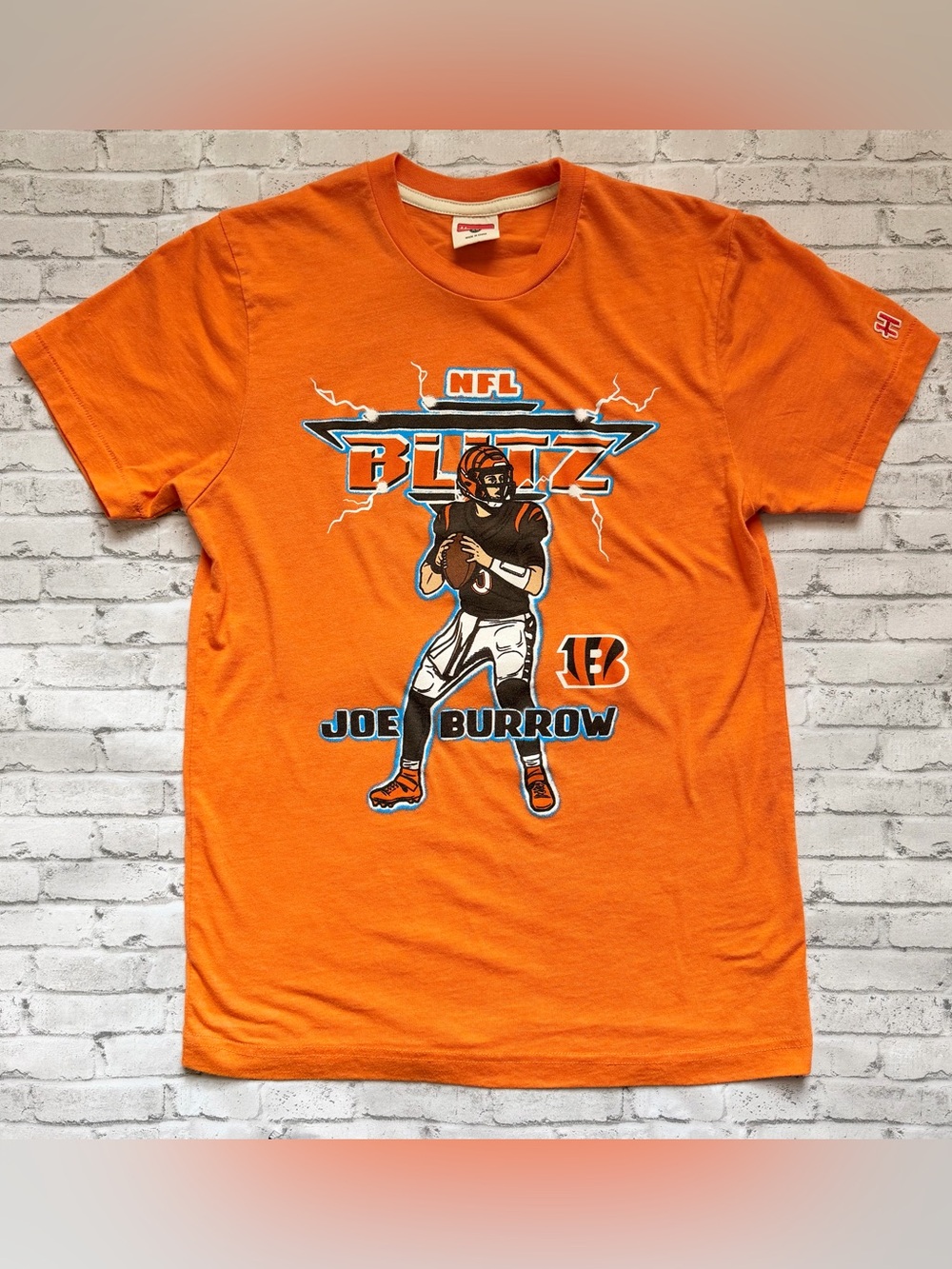 HOMAGE Orange Joe Burrow NFL Blitz Graphic Tee